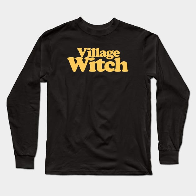 Village Witch Long Sleeve T-Shirt by bubbsnugg